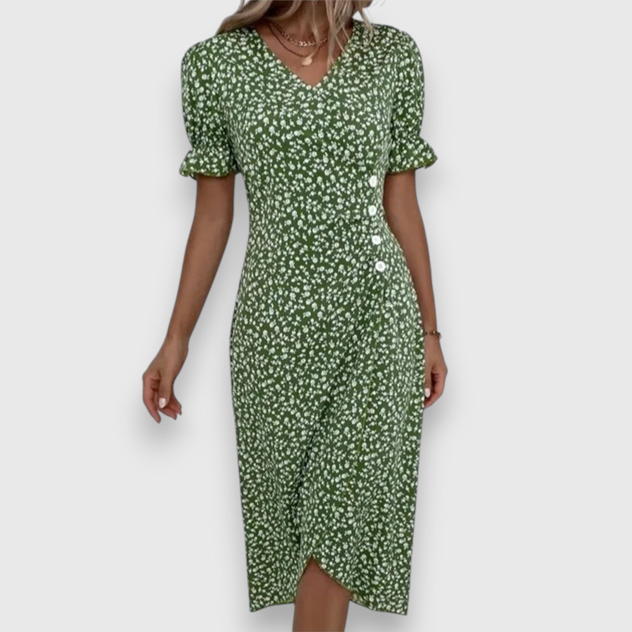 Birgitta | Elegantti Kukallinen Mekko