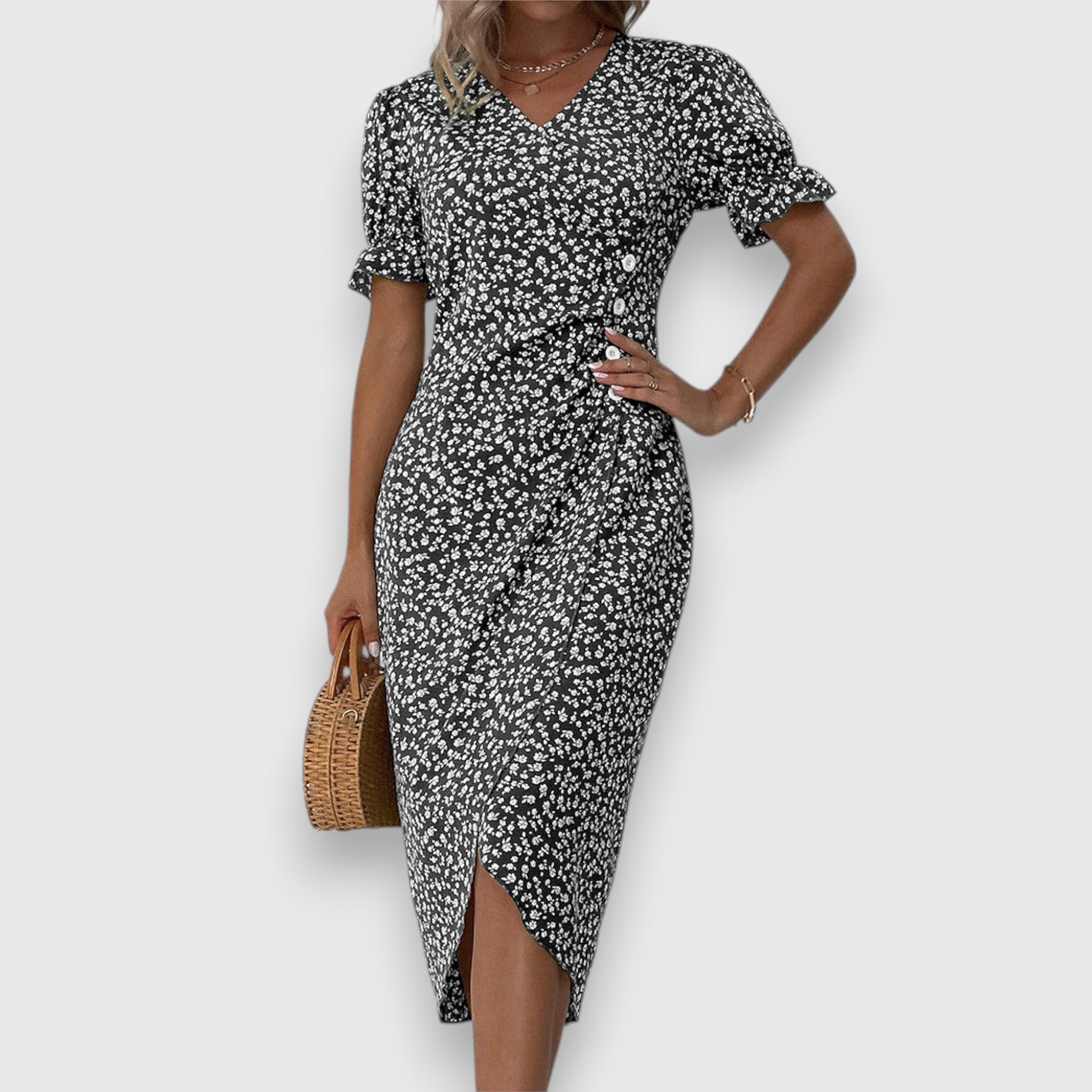 Birgitta | Elegantti Kukallinen Mekko