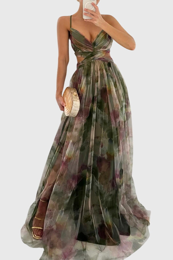 Birgitta | Kukallinen Maxi Mekko