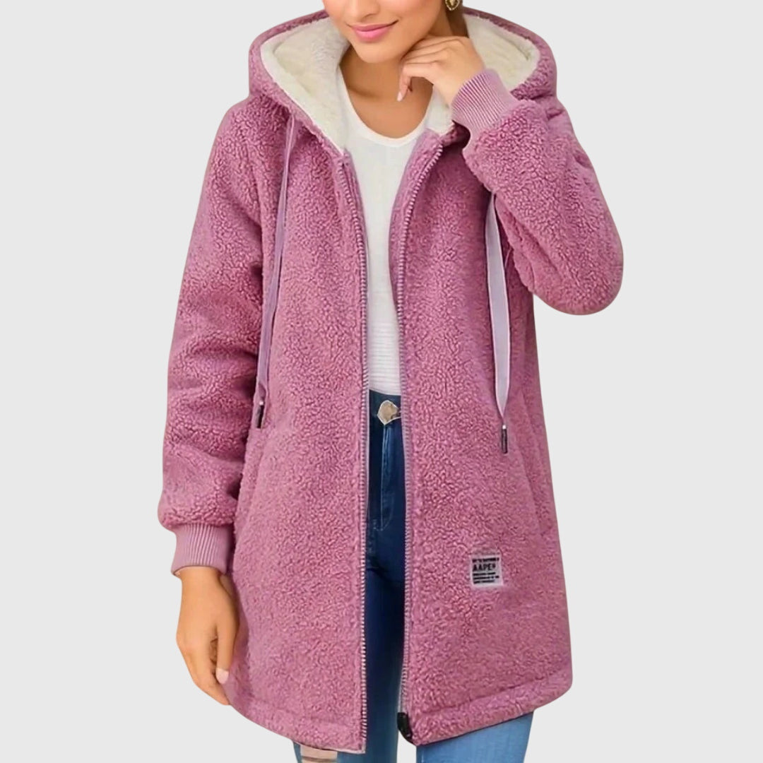 Birgitta | Naisten fleece-takki – Tyylikkyyttä ja lämpöä kylmiin päiviin