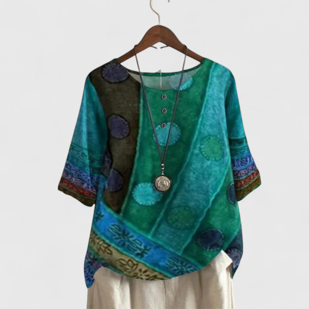 Birgitta | Elegantti Boho-paita