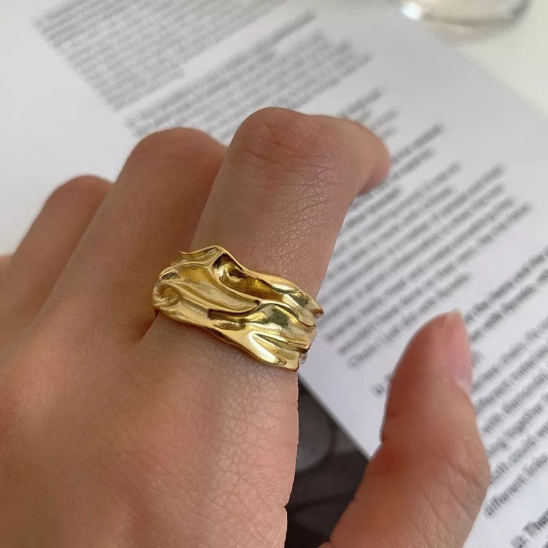 Birgitta | Iso Sormus 18K Kulta