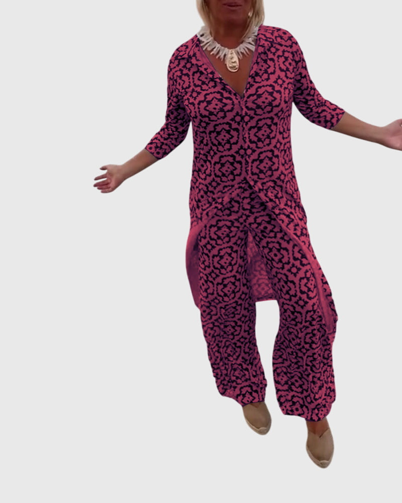 Birgitta | Elegantti Vintage Kaksiosainen Setti