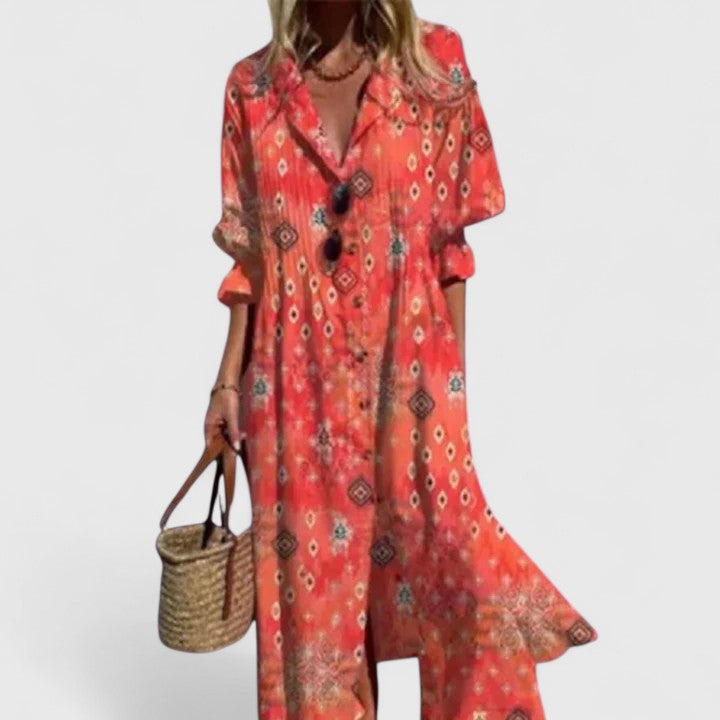 Birgitta | Elegantti Boho Mekko