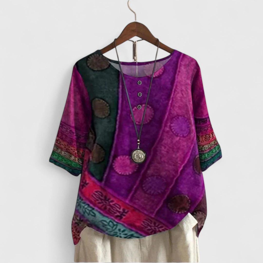 Birgitta | Elegantti Boho-paita