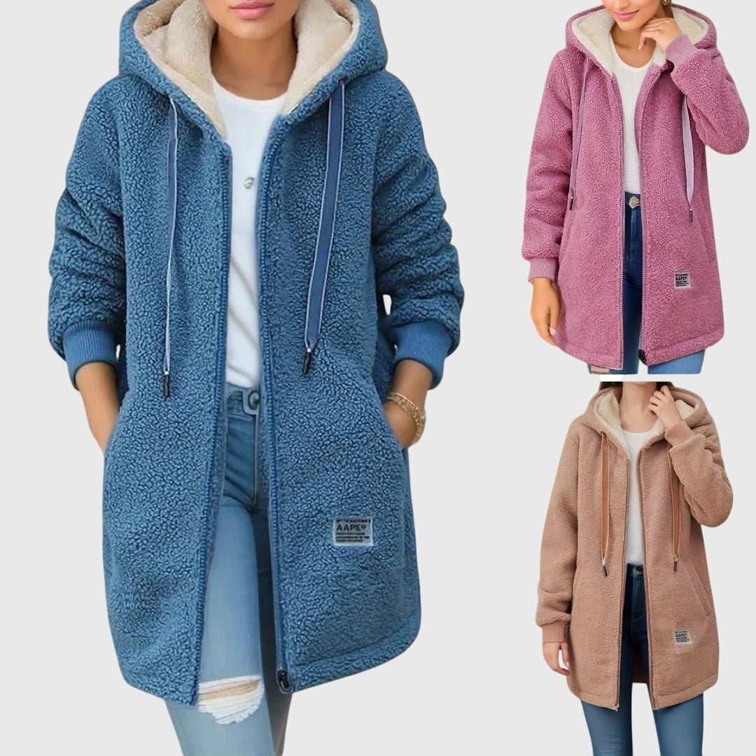 Birgitta | Naisten fleece-takki – Tyylikkyyttä ja lämpöä kylmiin päiviin