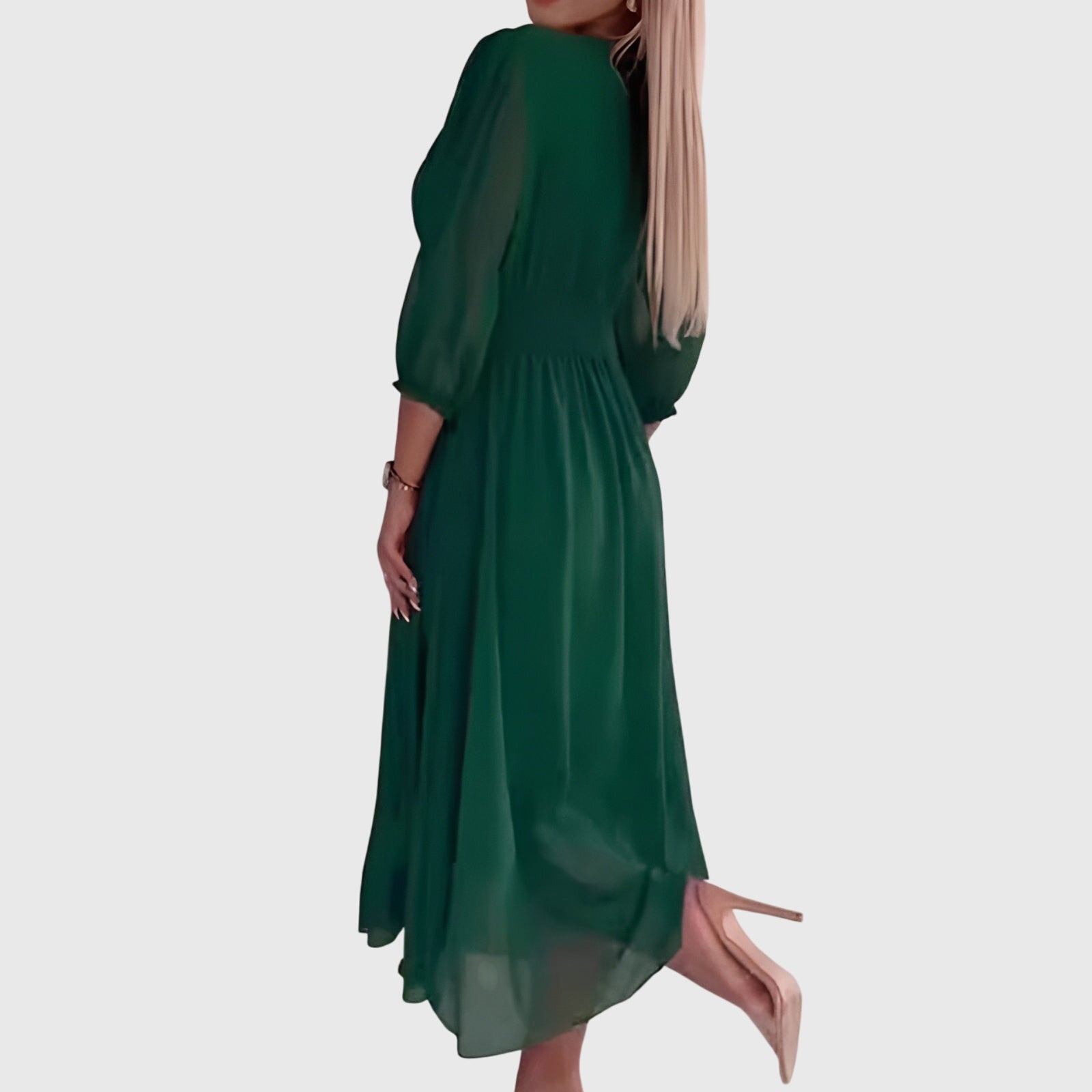 Birgitta | Kevyt Silkkinen Chiffon Mekko