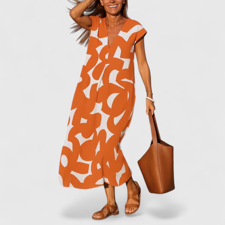 Birgitta | Tyylikäs Maxi-mekko