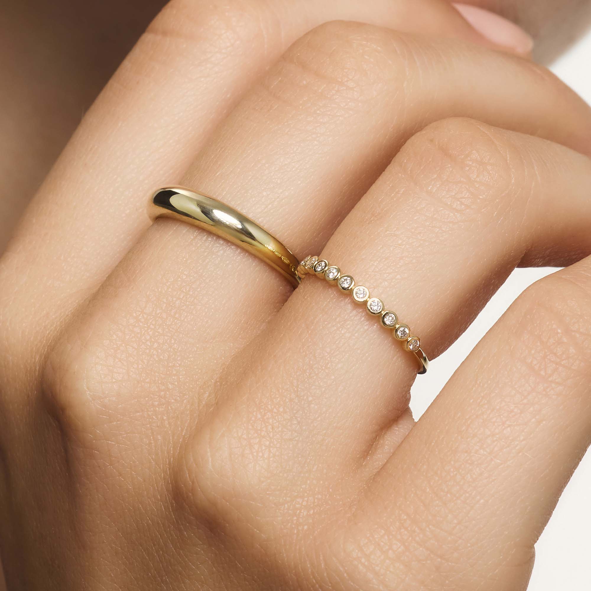 Birgitta | Timanttisormus 18K Kultaa