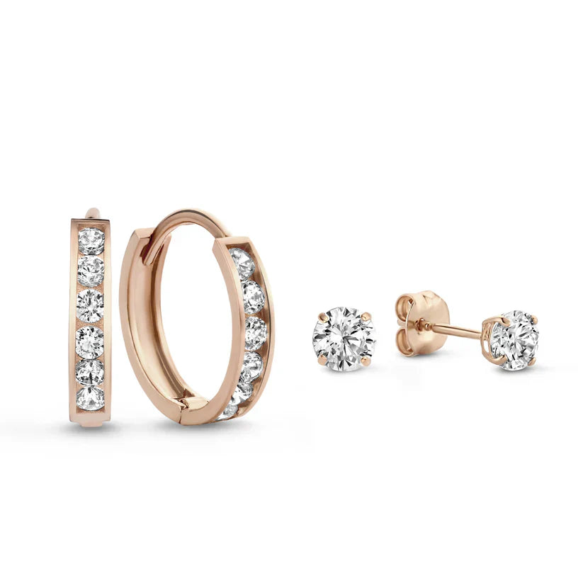 Birgitta | Korvakorusetti 14k Kulta