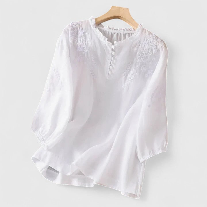 Birgitta | Elegantti Napillinen Paita