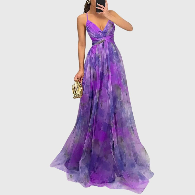 Birgitta | Kukallinen Maxi Mekko