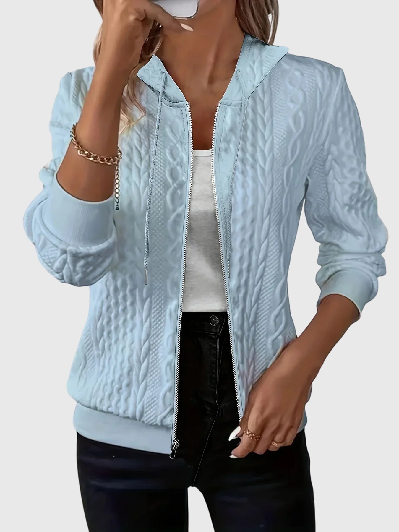 Birgitta | Vetoketjullinen huppari