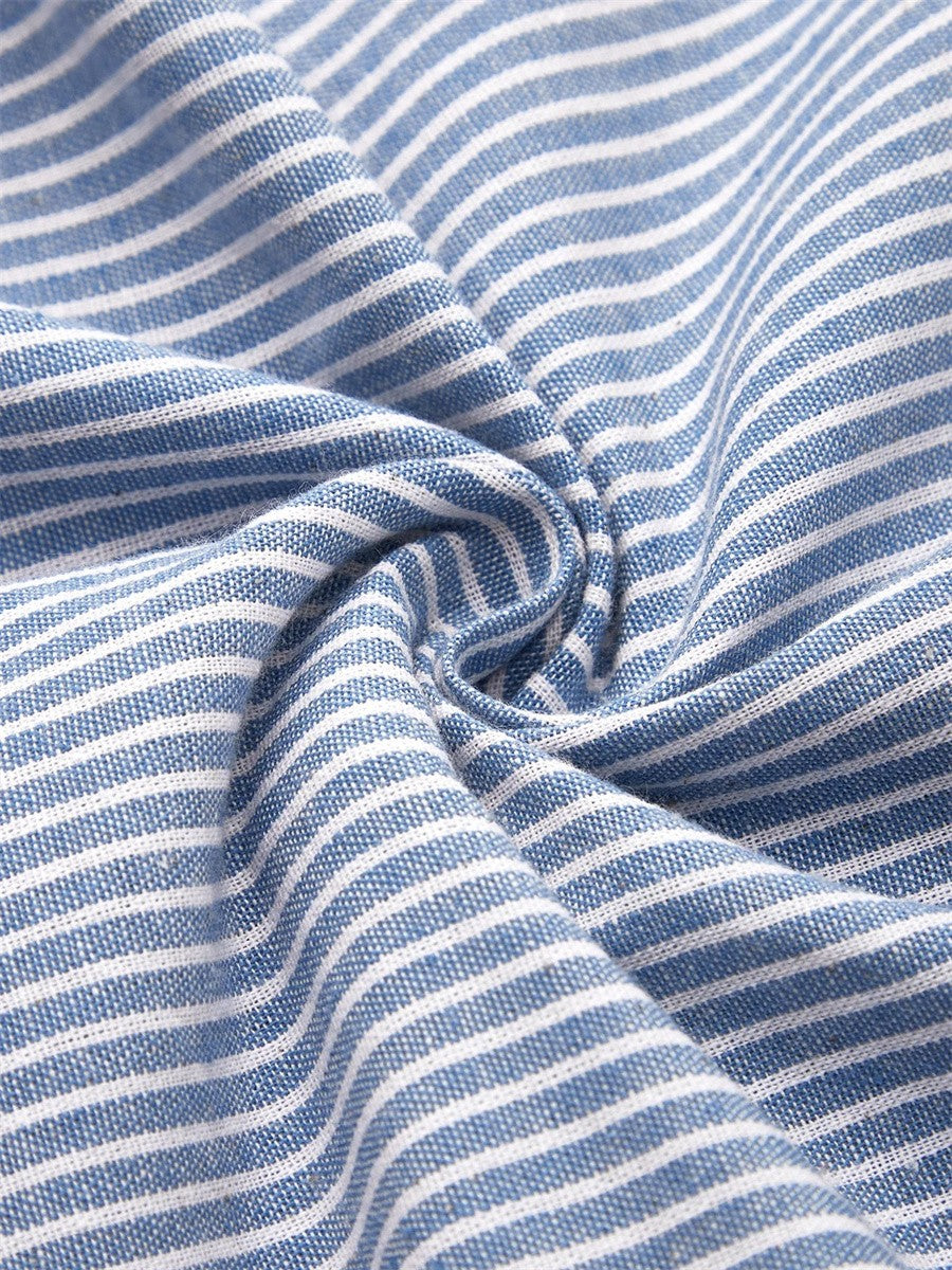 Birgitta | Raidallinen Midi-mekko