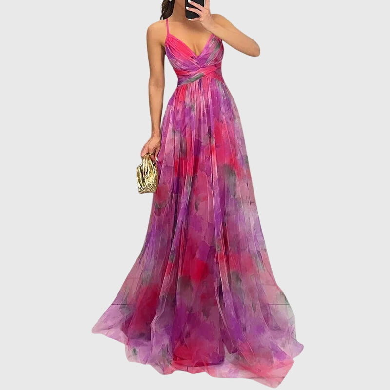 Birgitta | Kukallinen Maxi Mekko