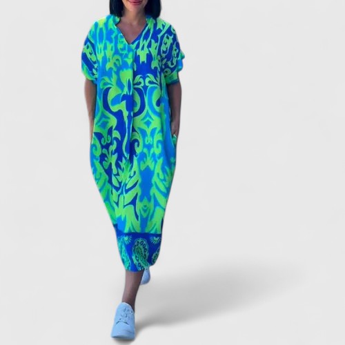 Birgitta | Hienostunut Kukallinen Mekko