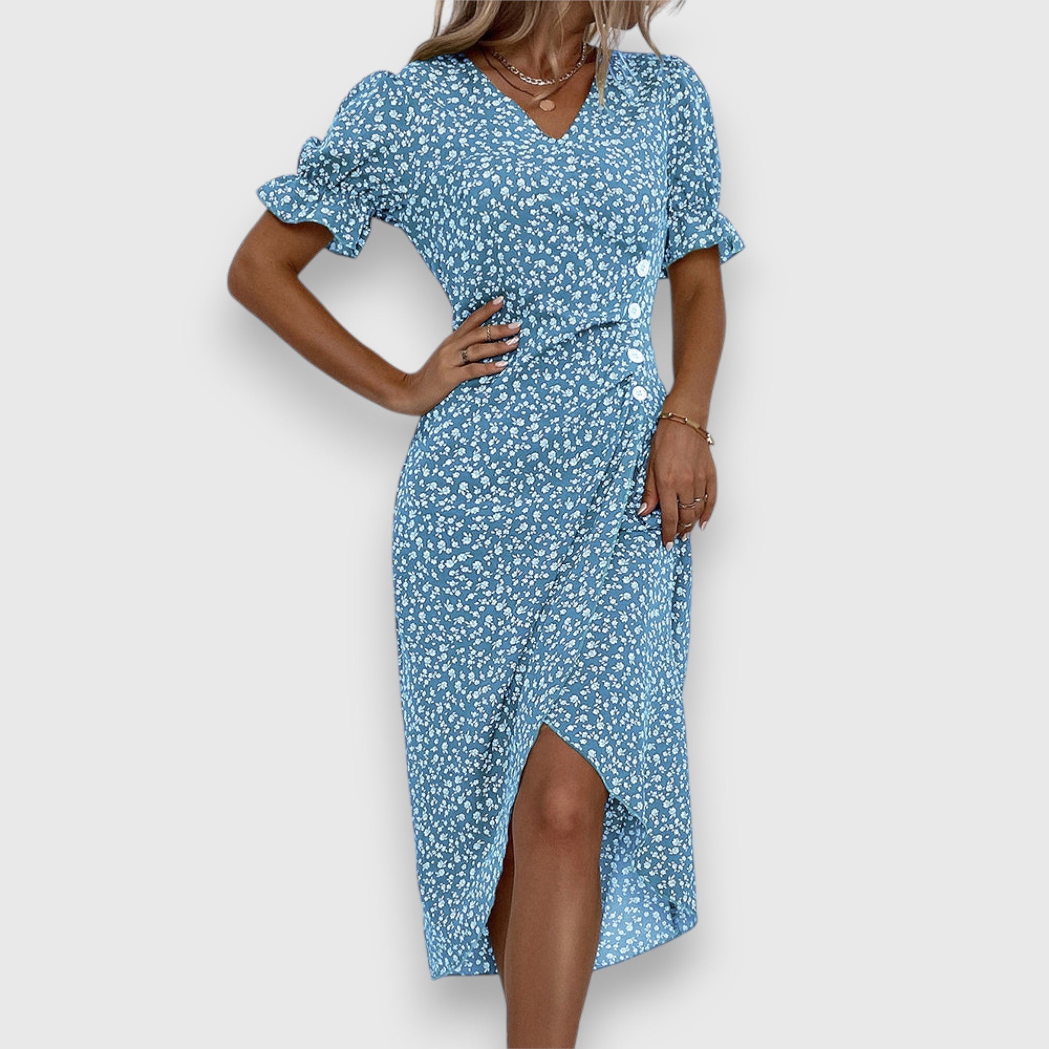 Birgitta | Elegantti Kukallinen Mekko