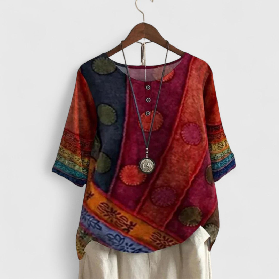 Birgitta | Elegantti Boho-paita