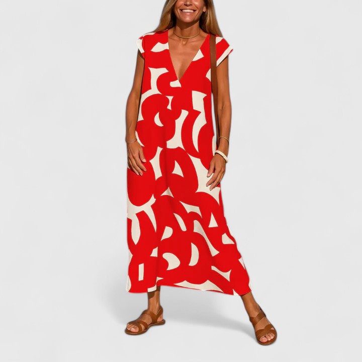 Birgitta | Tyylikäs Maxi-mekko