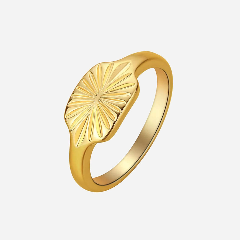 Birgitta | Auringonsäde Sormus 18K Kulta