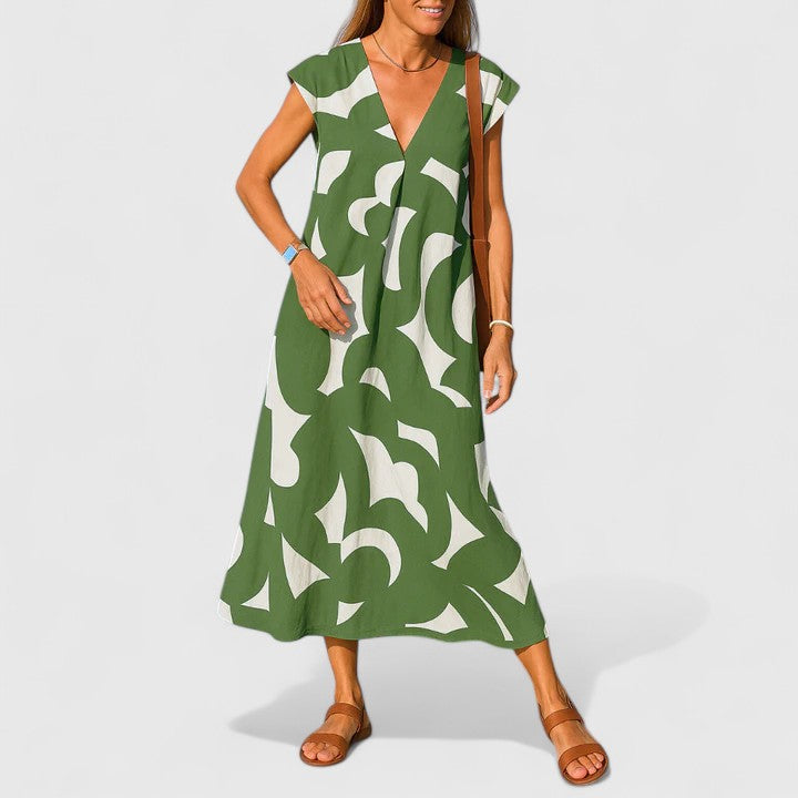 Birgitta | Tyylikäs Maxi-mekko
