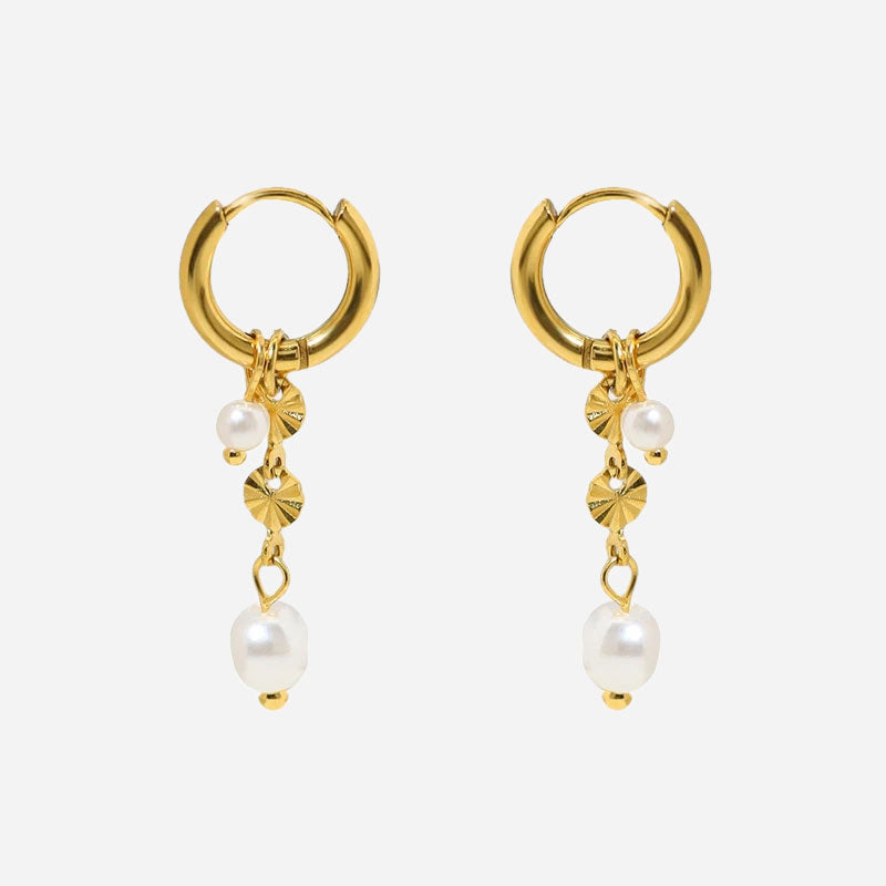 Birgitta | Auringonpaiste Korvakorut 18K Kulta