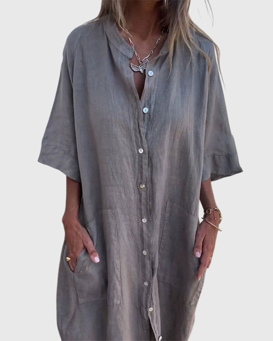 Birgitta | Ibiza-tyylinen rento paitamekko