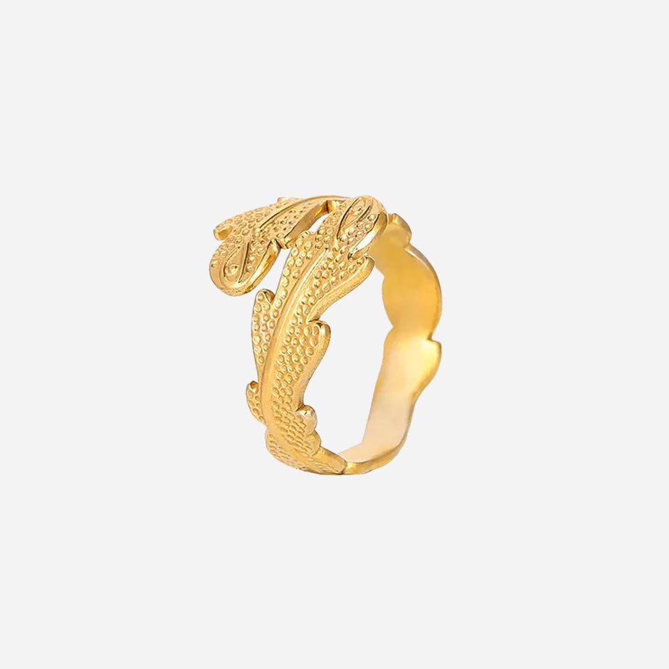 Birgitta | Korallirengas 18K Kulta