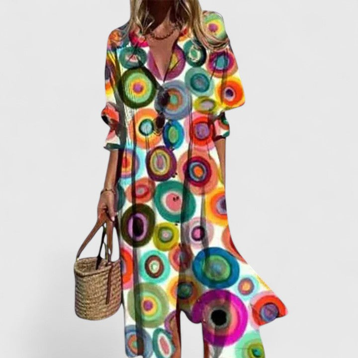 Birgitta | Elegantti Boho Mekko