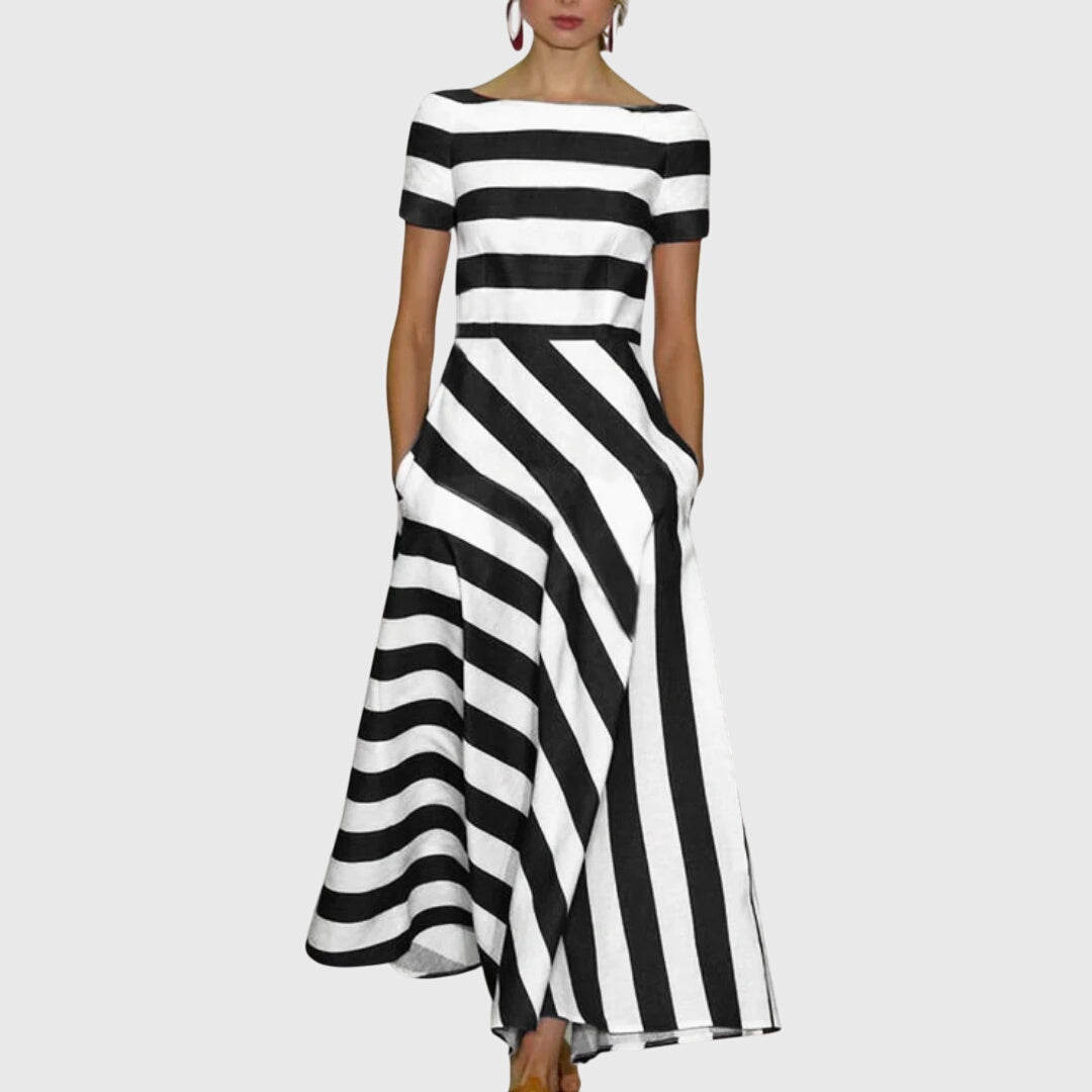Birgitta | Raidallinen Mekko