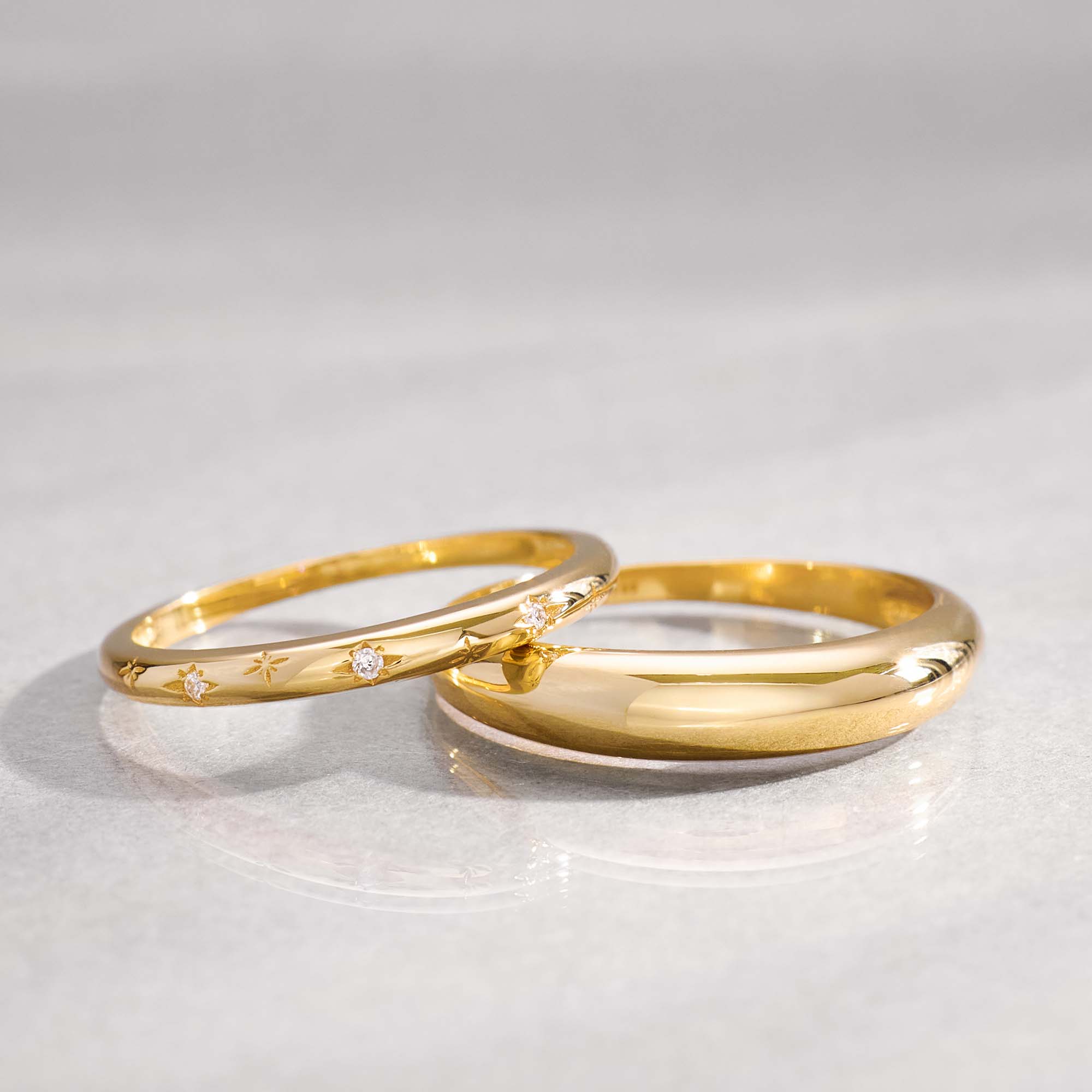 Birgitta | Midi Sormus 18k Kulta