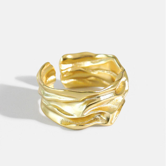 Birgitta | Iso Sormus 18K Kulta