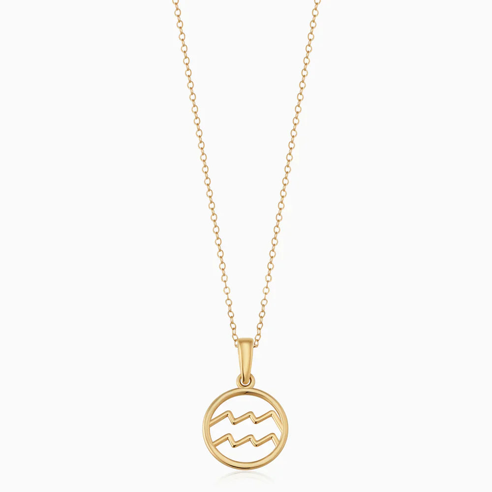 Birgitta | Horoskooppimerkki Kaulakoru 18k Kulta