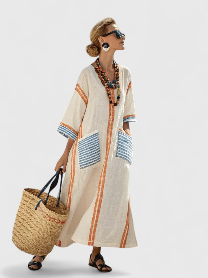 Birgitta | Tyylikäs Maxi Mekko