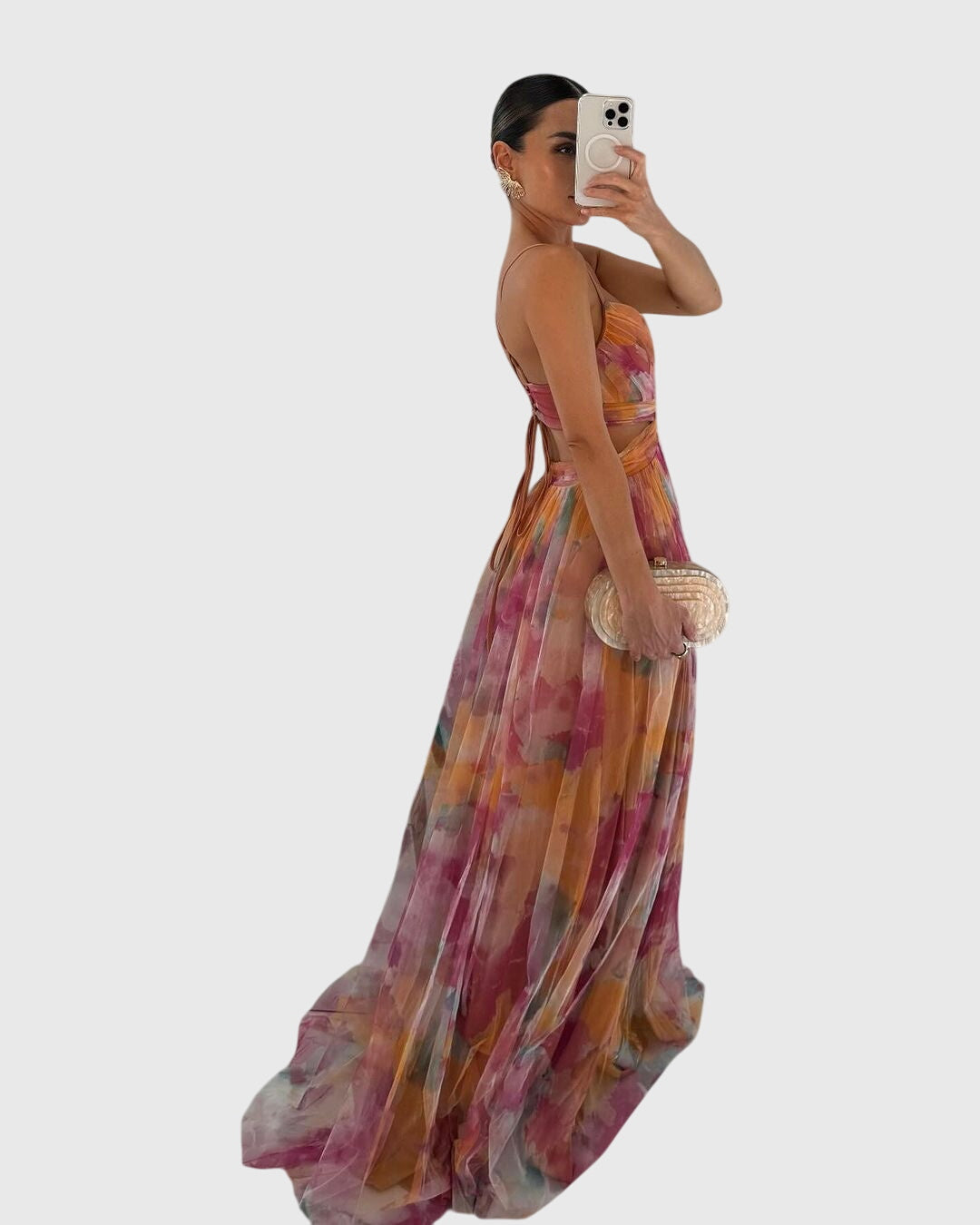 Birgitta | Kukallinen Maxi Mekko