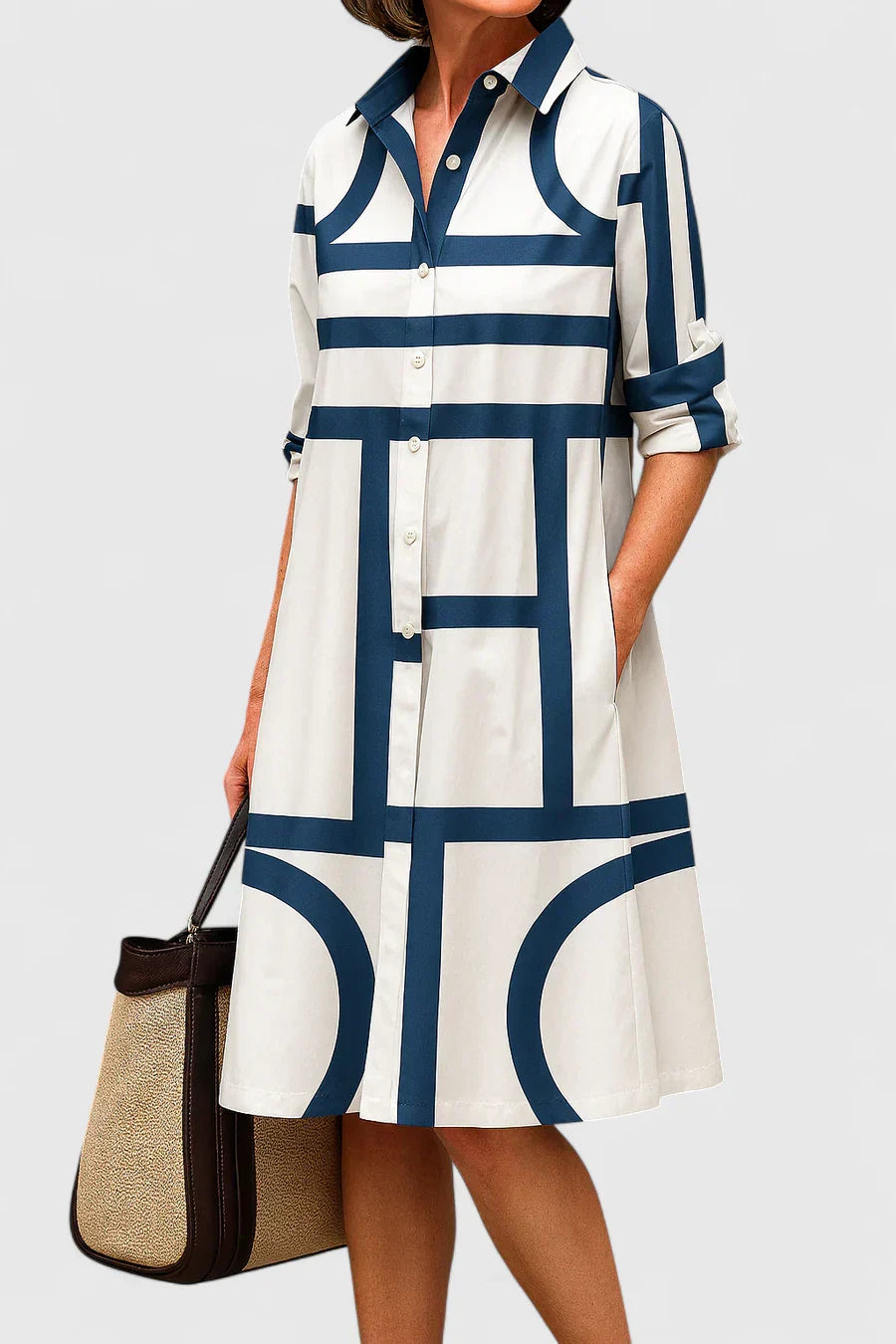 Birgitta | Tyylikäs Midi Mekko