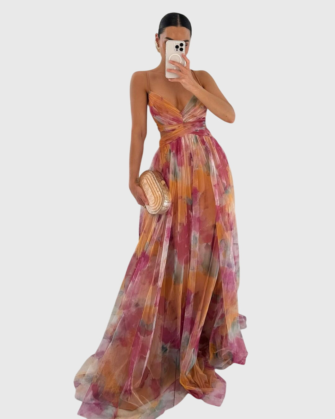 Birgitta | Kukallinen Maxi Mekko